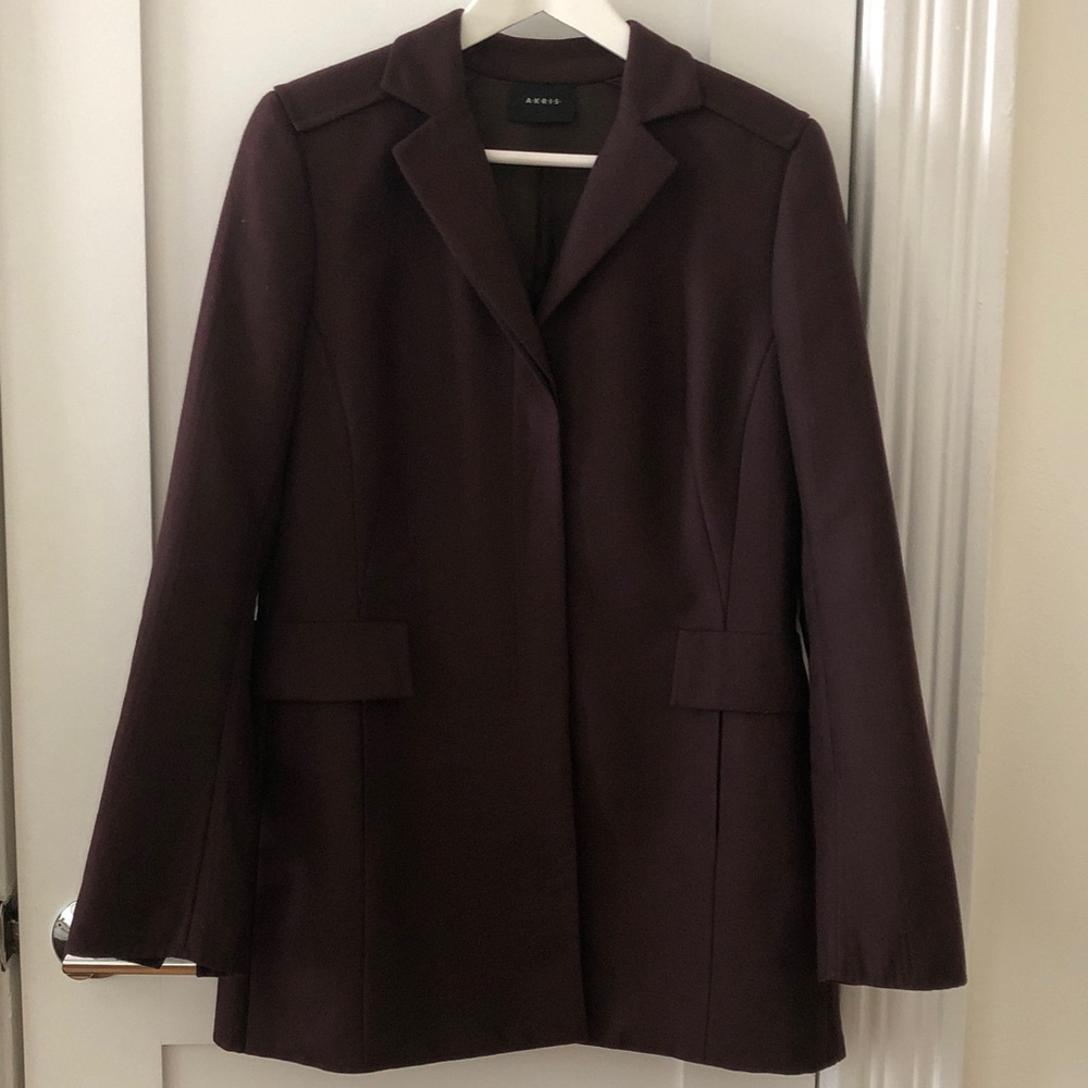 Akris Cashmere Blazer coat in brown